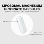 Liposomal Magnesium Bisglycinate Chelate Mineral Supplement, Phospholipids, 120 Ct