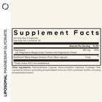 Liposomal Magnesium Bisglycinate Chelate Mineral Supplement, Phospholipids, 120 Ct