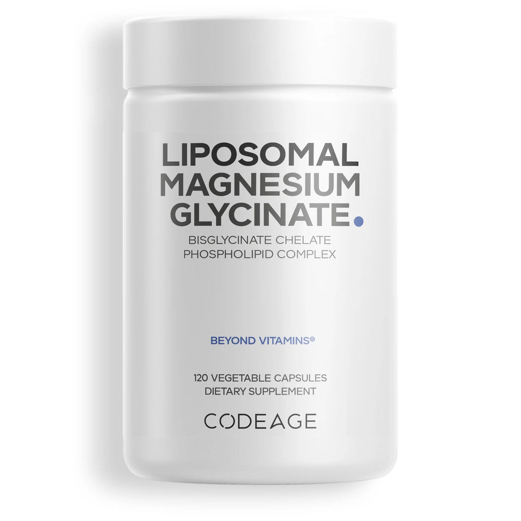 Liposomal Magnesium Bisglycinate Chelate Mineral Supplement, Phospholipids, 120 Ct